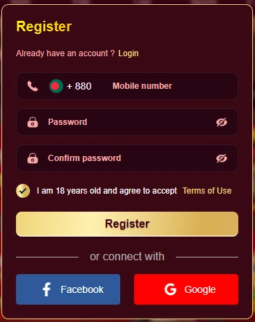 TKGEM Register Online Account Form
